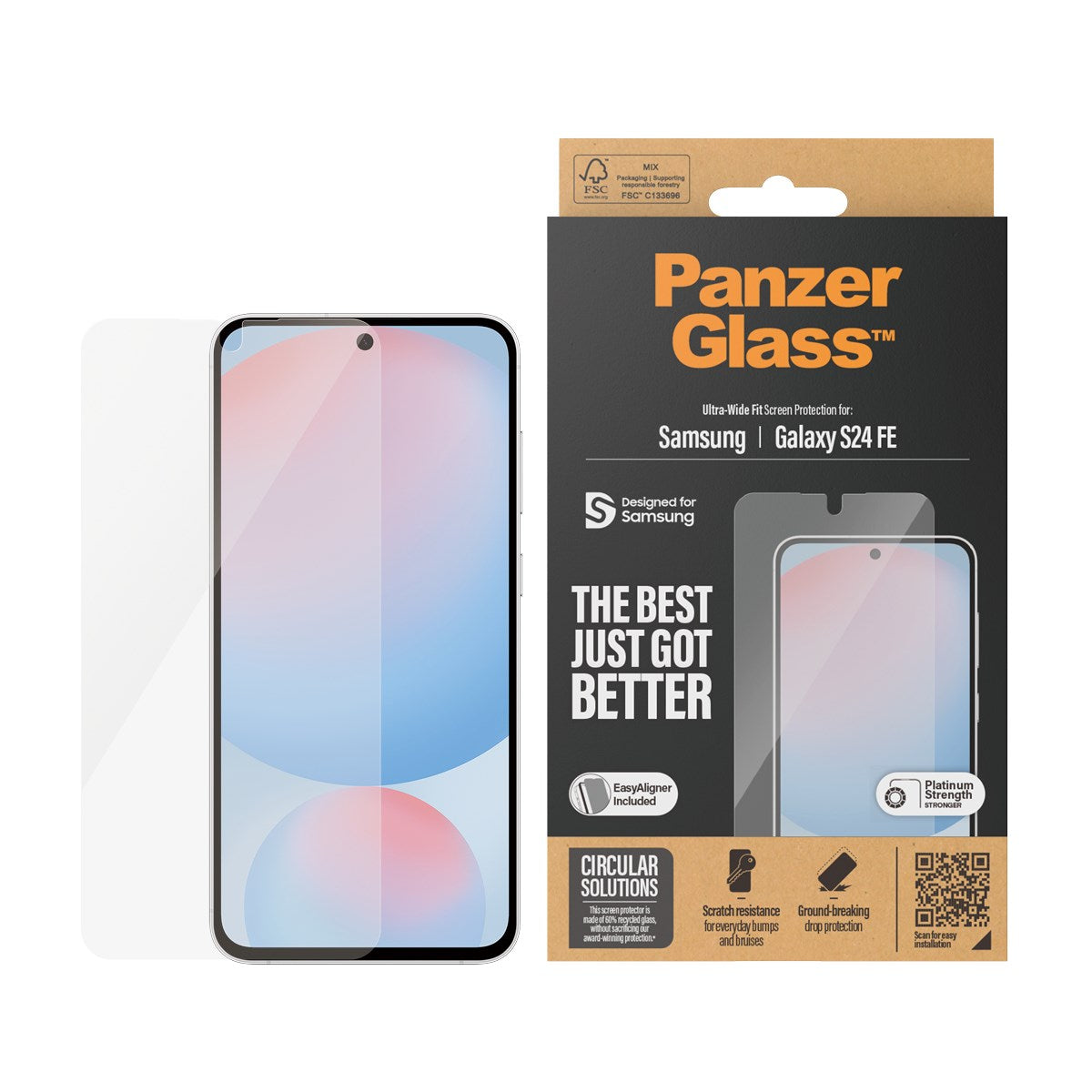 panzerglass-displayschutz-f-r-samsung-galaxy-s24-fe-ultra-wide-fit-mit-easyalign image 2
