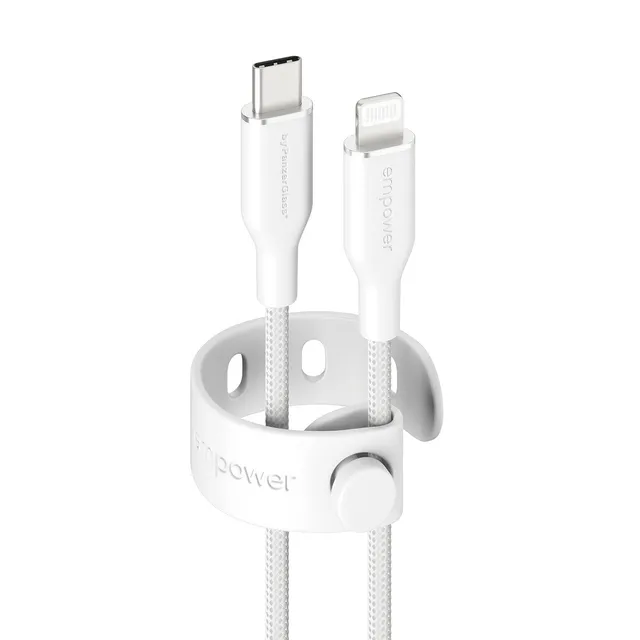 empower-by-panzerglass-racing-kabel-60w-usb-c-auf-lightning-1-2-m-silber-wei image 1