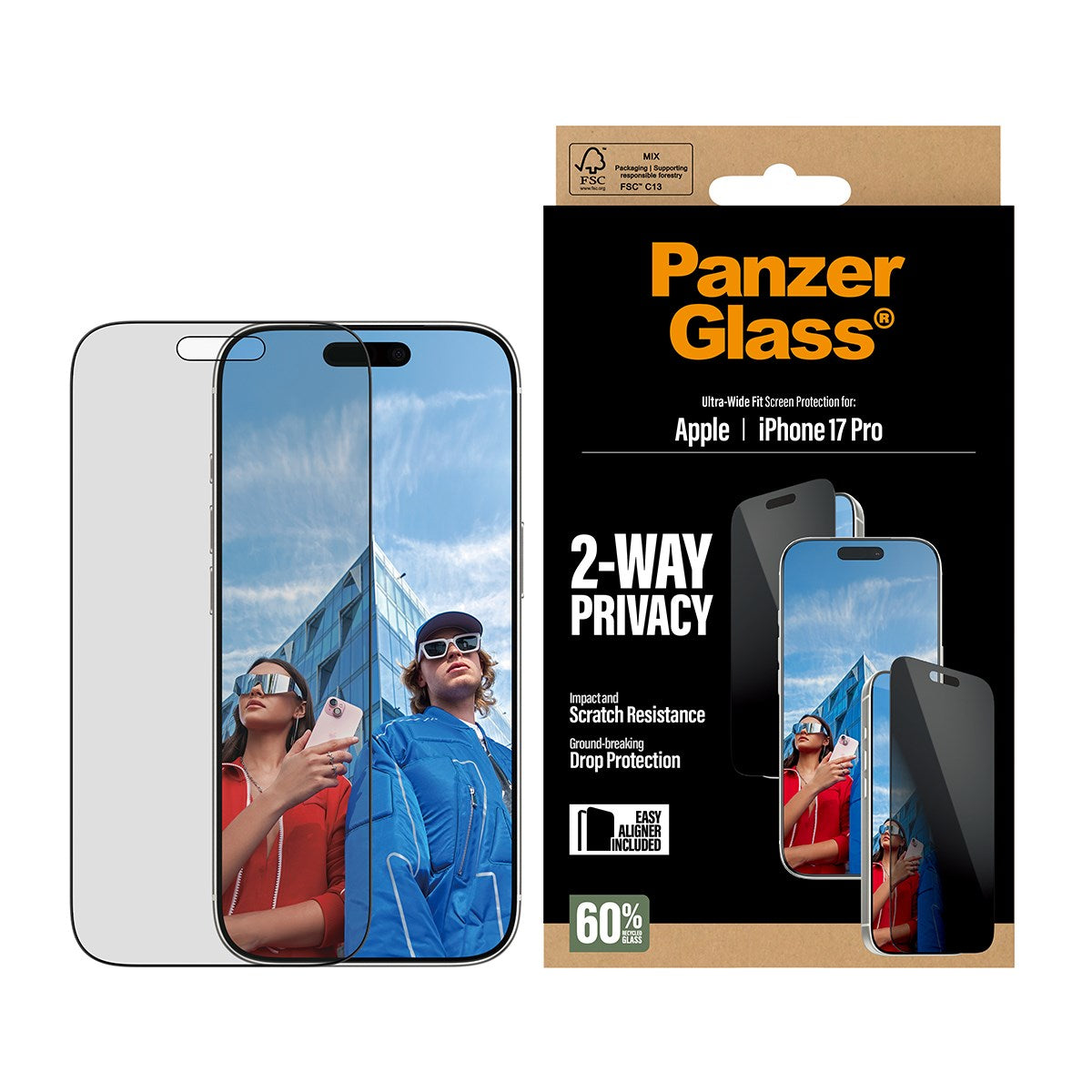 panzerglass-2-way-privacy-displayschutz-ultra-wide-fit-f-r-iphone-17-pro-mit-eas image 2