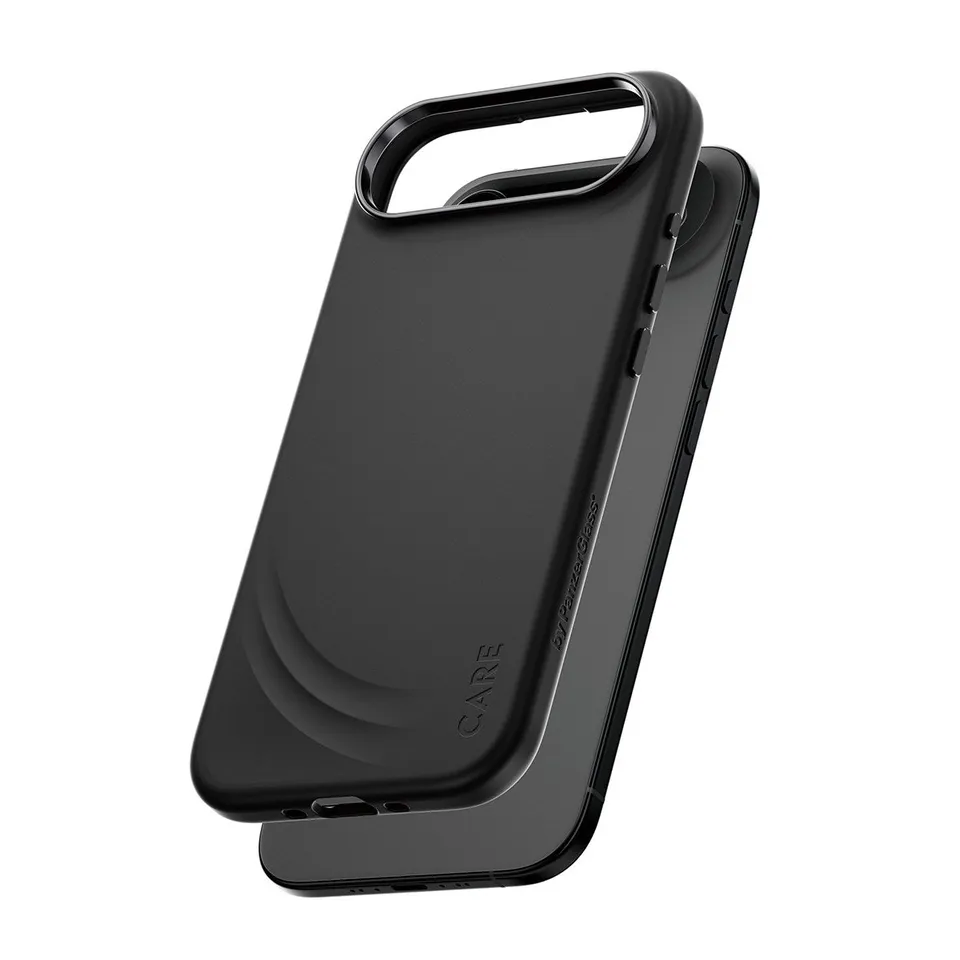 care-by-panzerglass-flow-case-schwarz-mit-haptic-button-und-magsafe-f-r-iphone-a image 1