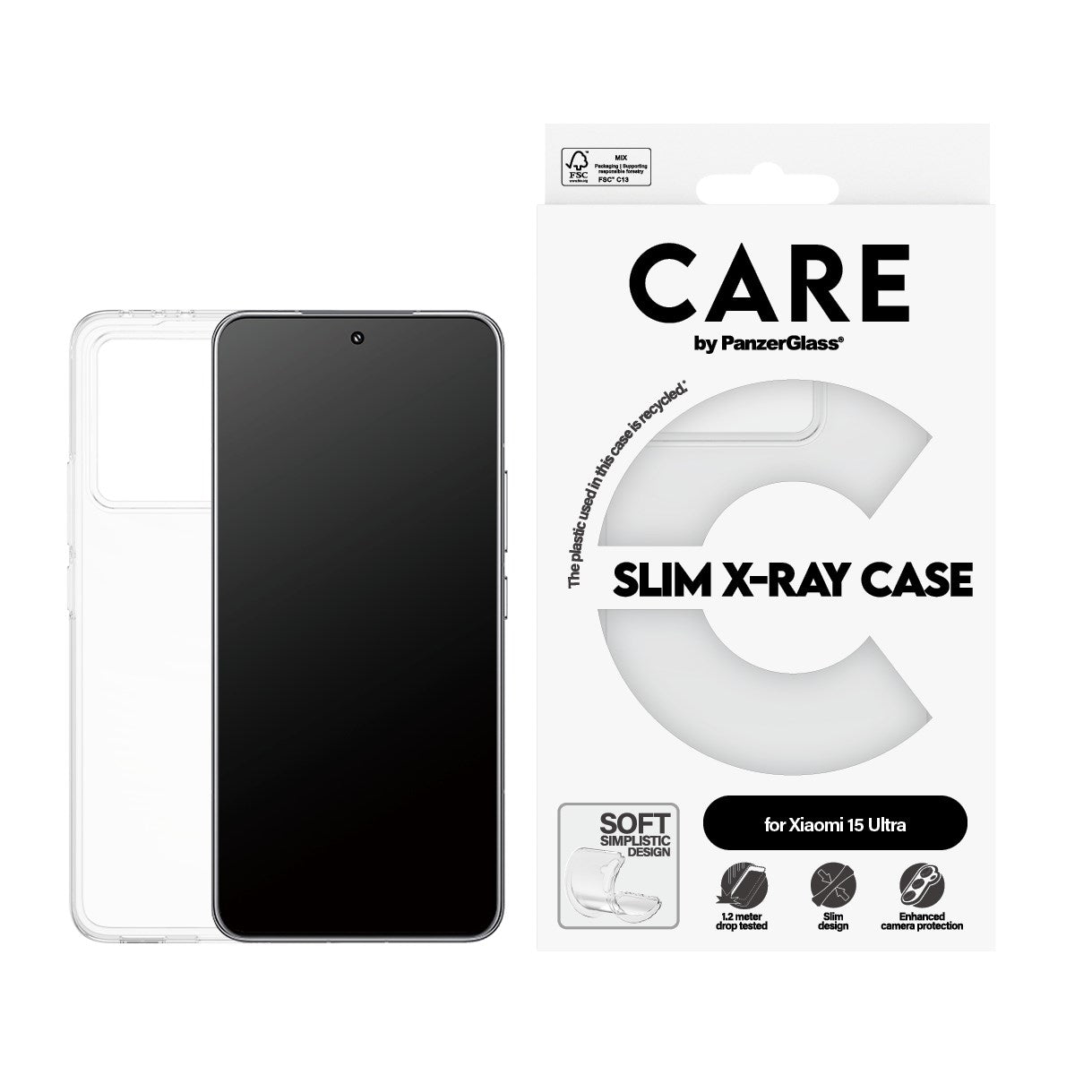 care-by-panzerglass-x-ray-case-transparent-f-r-xiaomi-15-ultra image 2