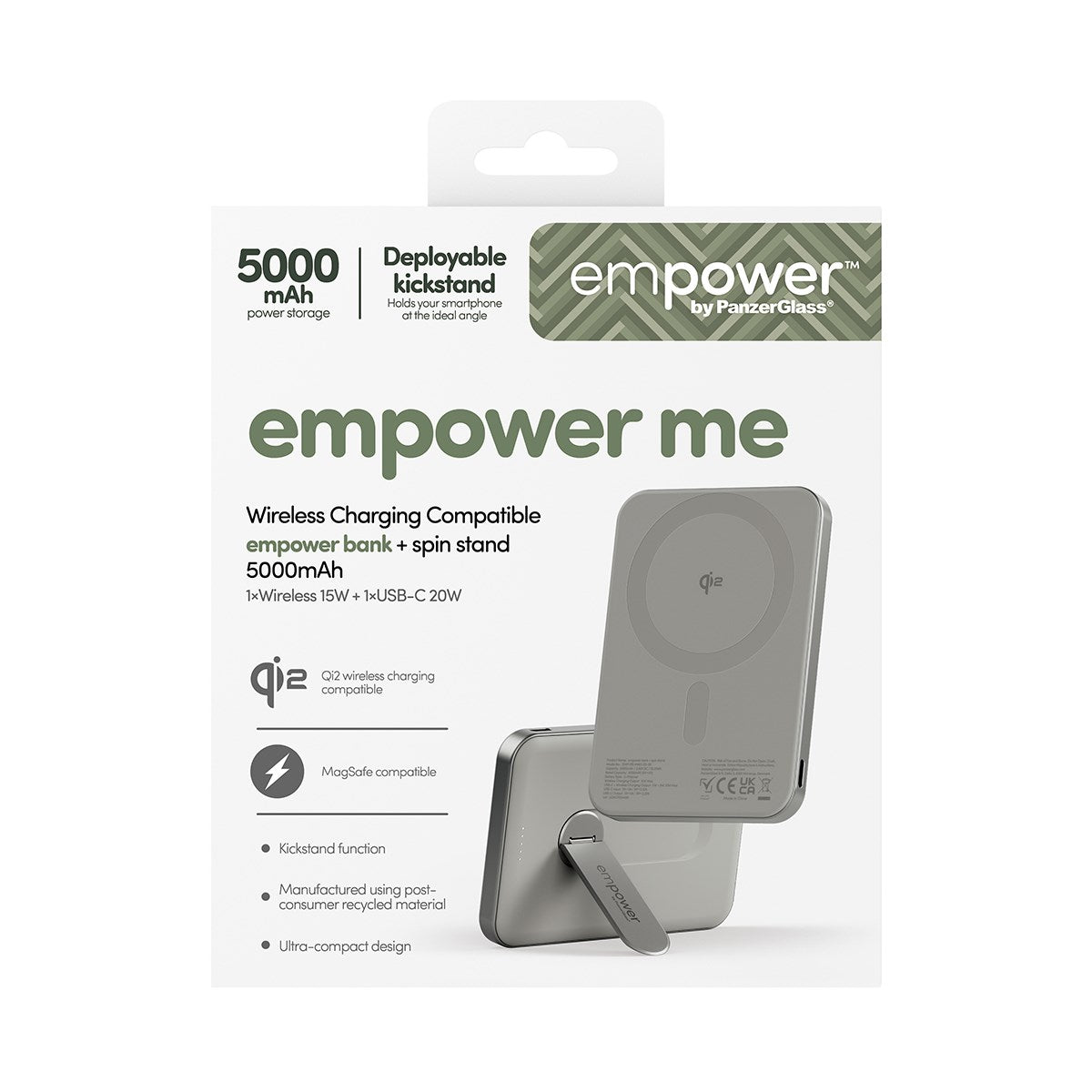 empower-by-panzerglass-powerbank-mit-spin-stand-5000mah-titanium image 3