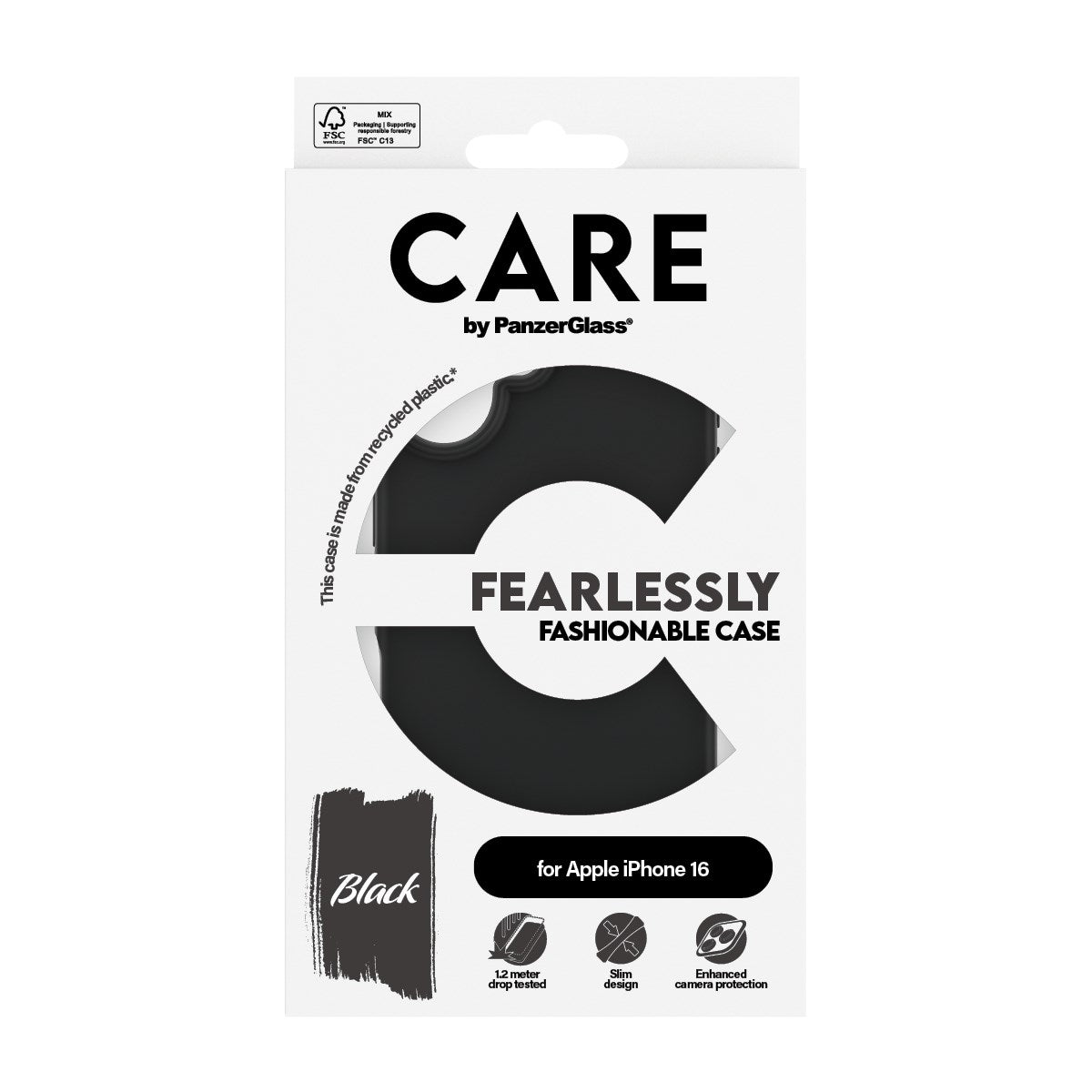 care-by-panzerglass-case-schwarz-iphone-16-urban-combat image 3