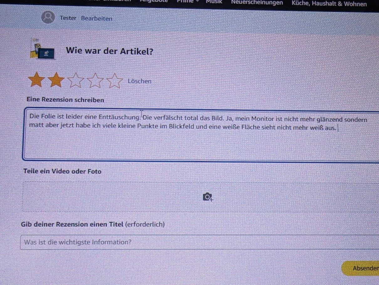 Gut, Anbringung braucht Ruhe