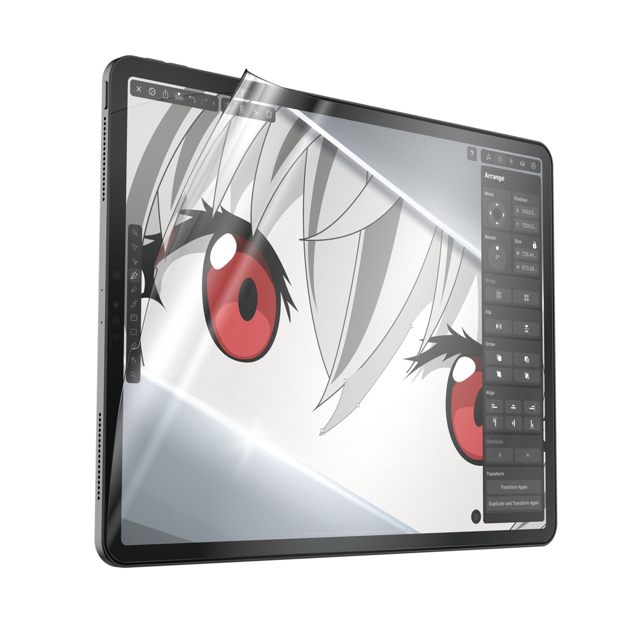 panzerglass-graphicpaper-displayschutz-ipad-pro-12-9-2018-2022-ultra-wide-fit image 1