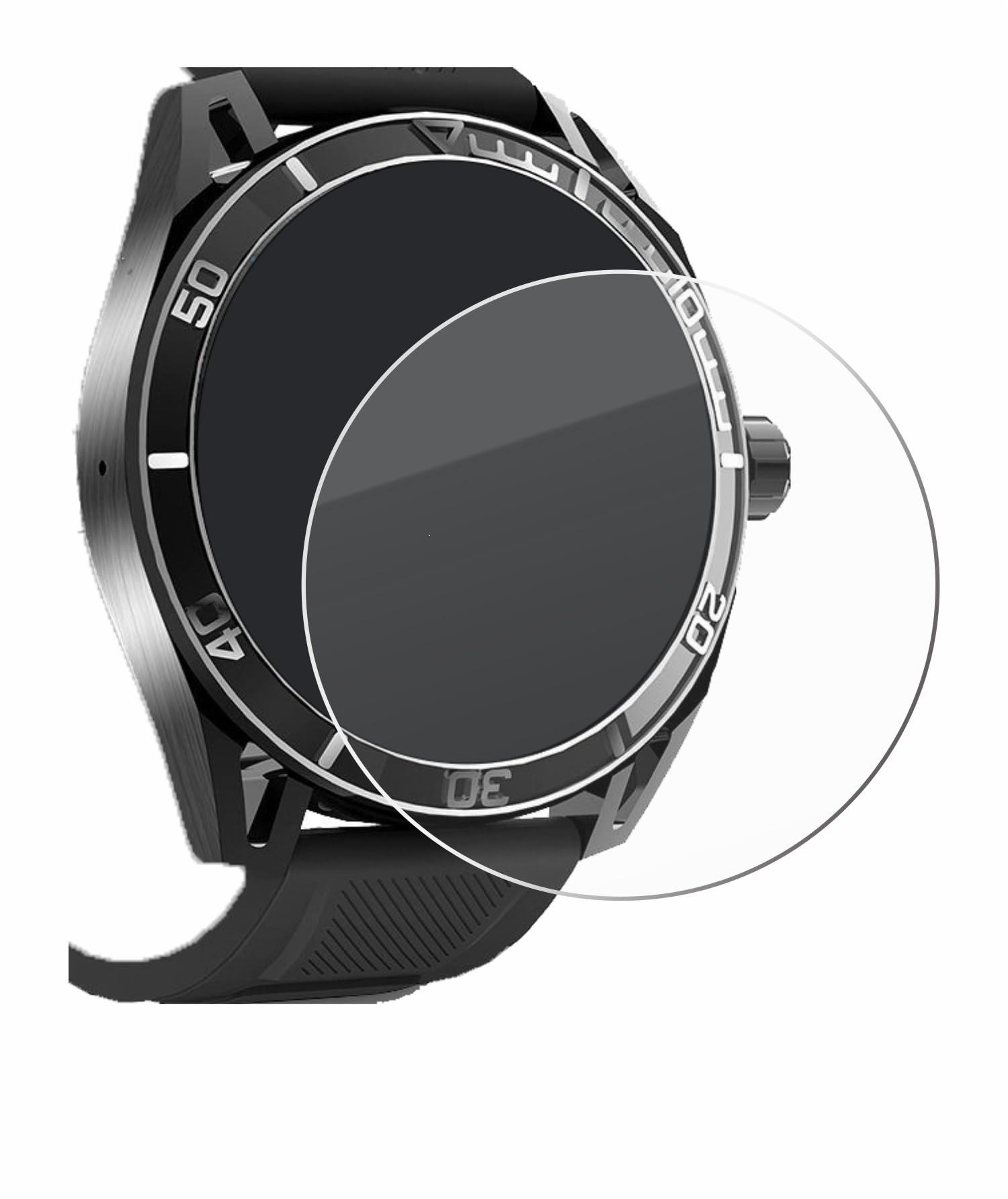 brotect-panzer-schutz-glas-f-r-yuede-smartwatch-1-43-rund image 2