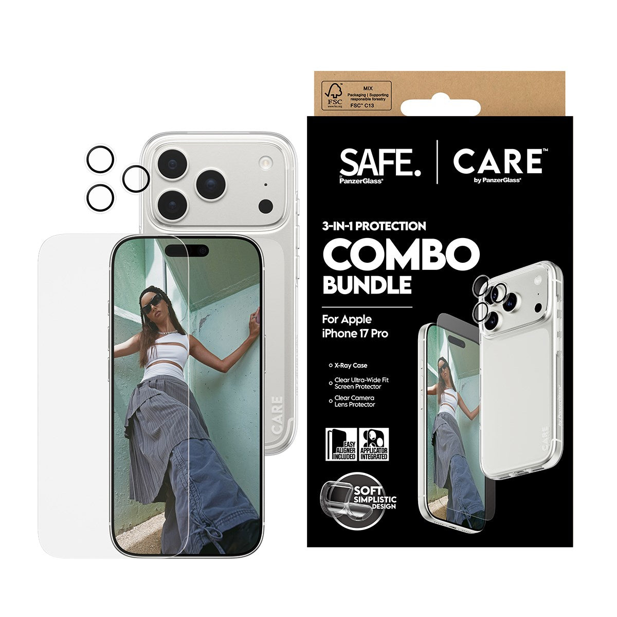care-safe-by-panzerglass-3-in-1-combo-set-iphone-17-pro image 2