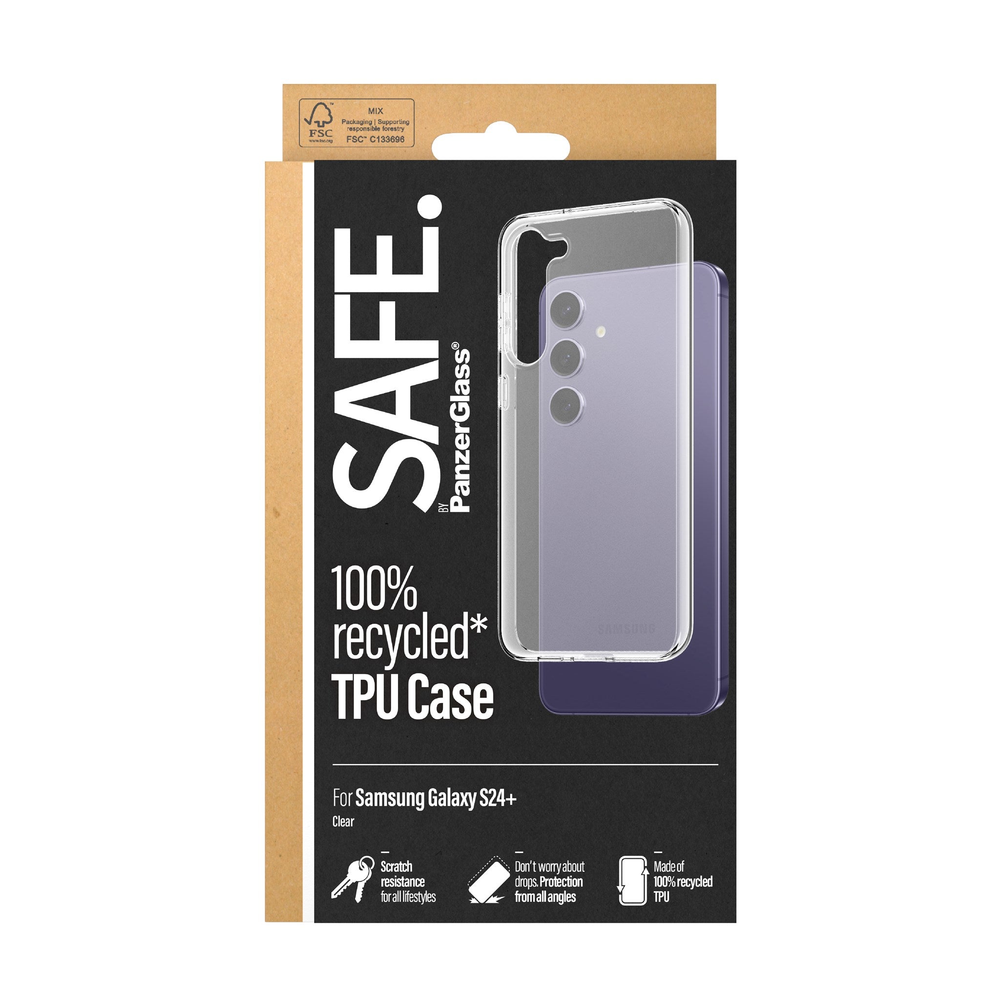safe-by-panzerglass-tpu-case-transparent-samsung-galaxy-s24 image 3