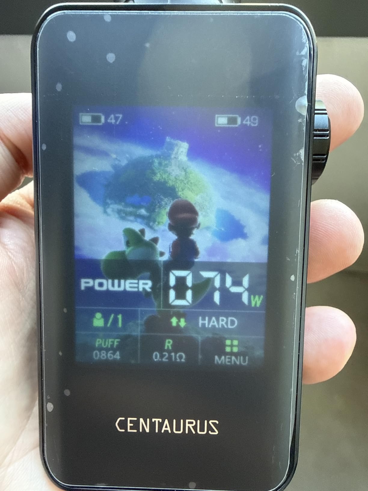Passt gut aufs kleine Display