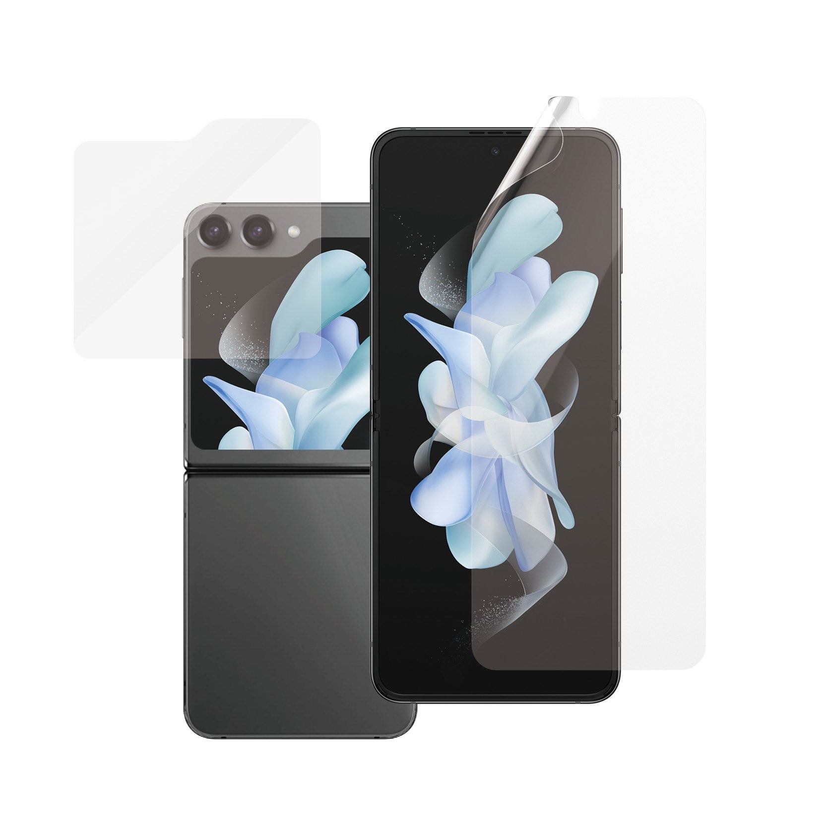 panzerglass-displayschutz-samsung-galaxy-z-flip5-glas-folie-2-in-1 image 1