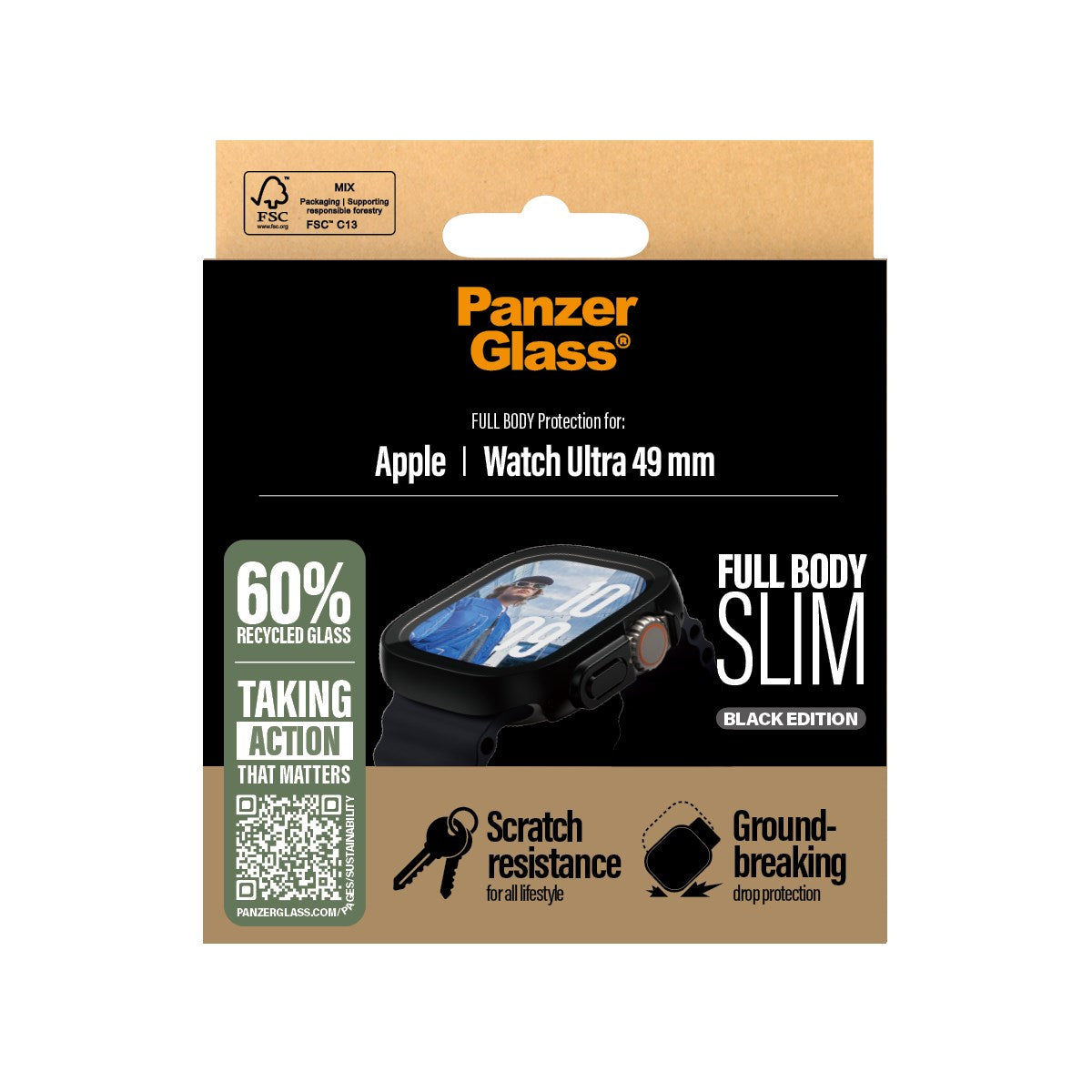 panzerglass-case-full-body-slim-schwarz-apple-watch-ultra-49mm image 3
