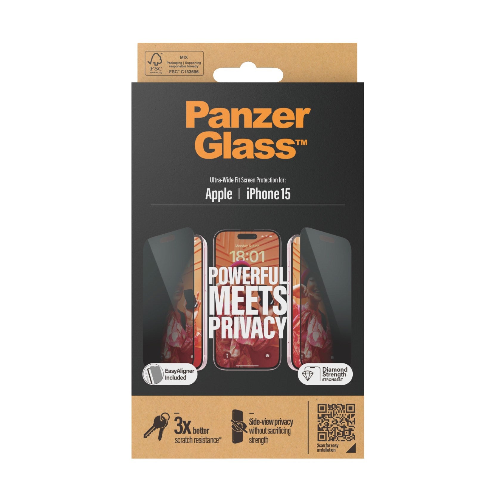 panzerglass-privacy-displayschutz-iphone-15-ultra-wide-fit-mit-easyaligner image 3