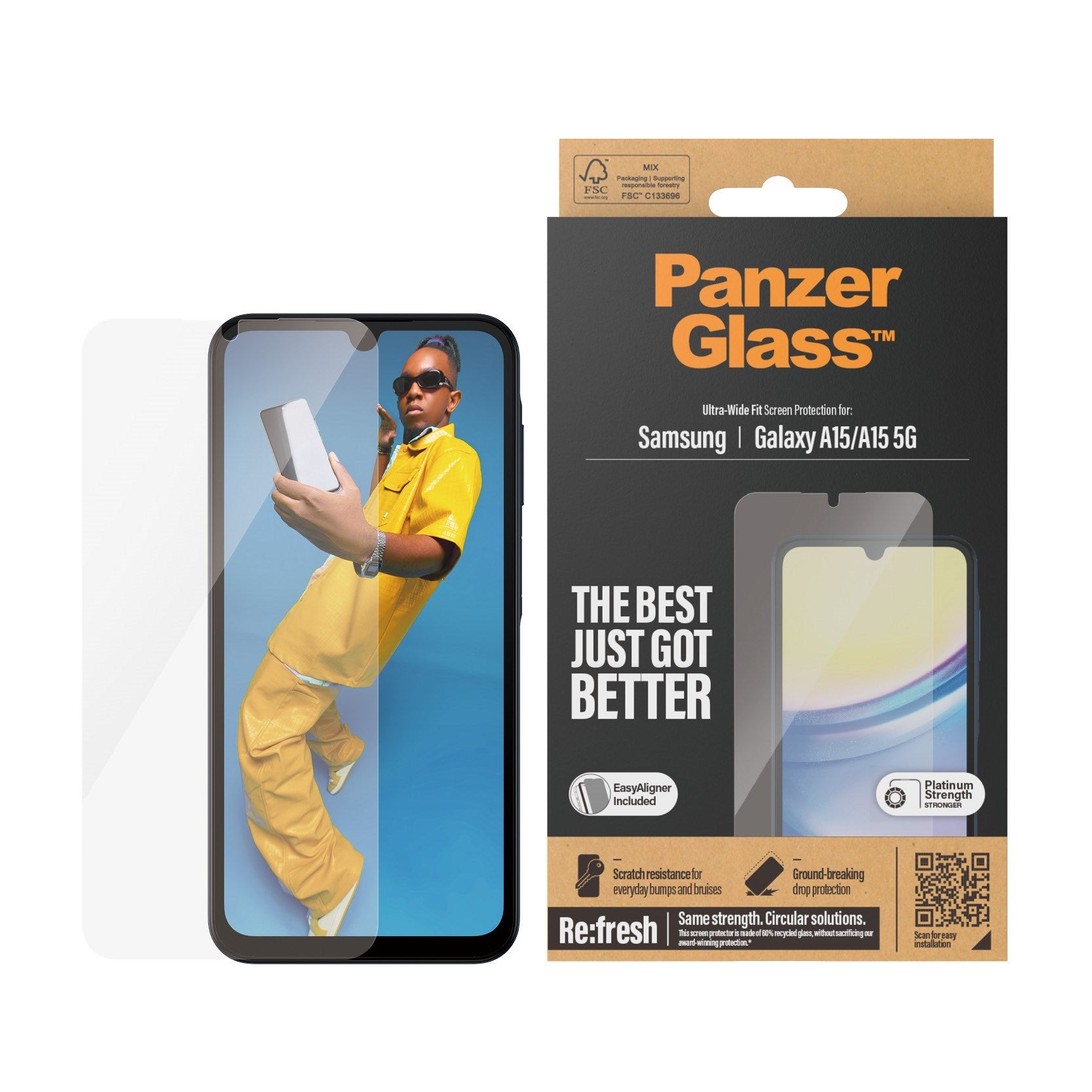 panzerglass-ultra-wide-fit-displayschutz-mit-easyaligner-f-r-samsung-galaxy-a15- image 2