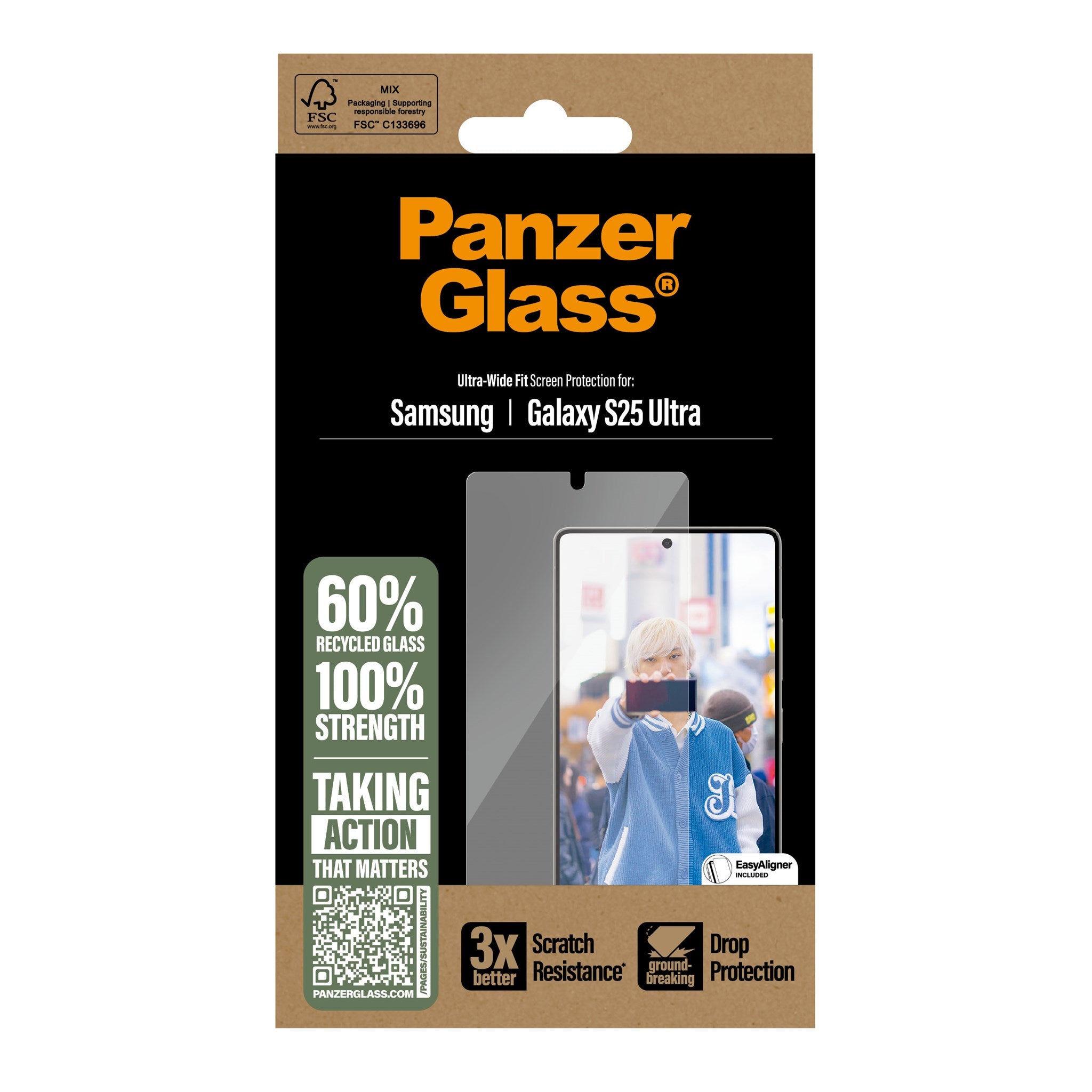 panzerglass-displayschutz-samsung-galaxy-s25-ultra-ultra-wide-fit image 3