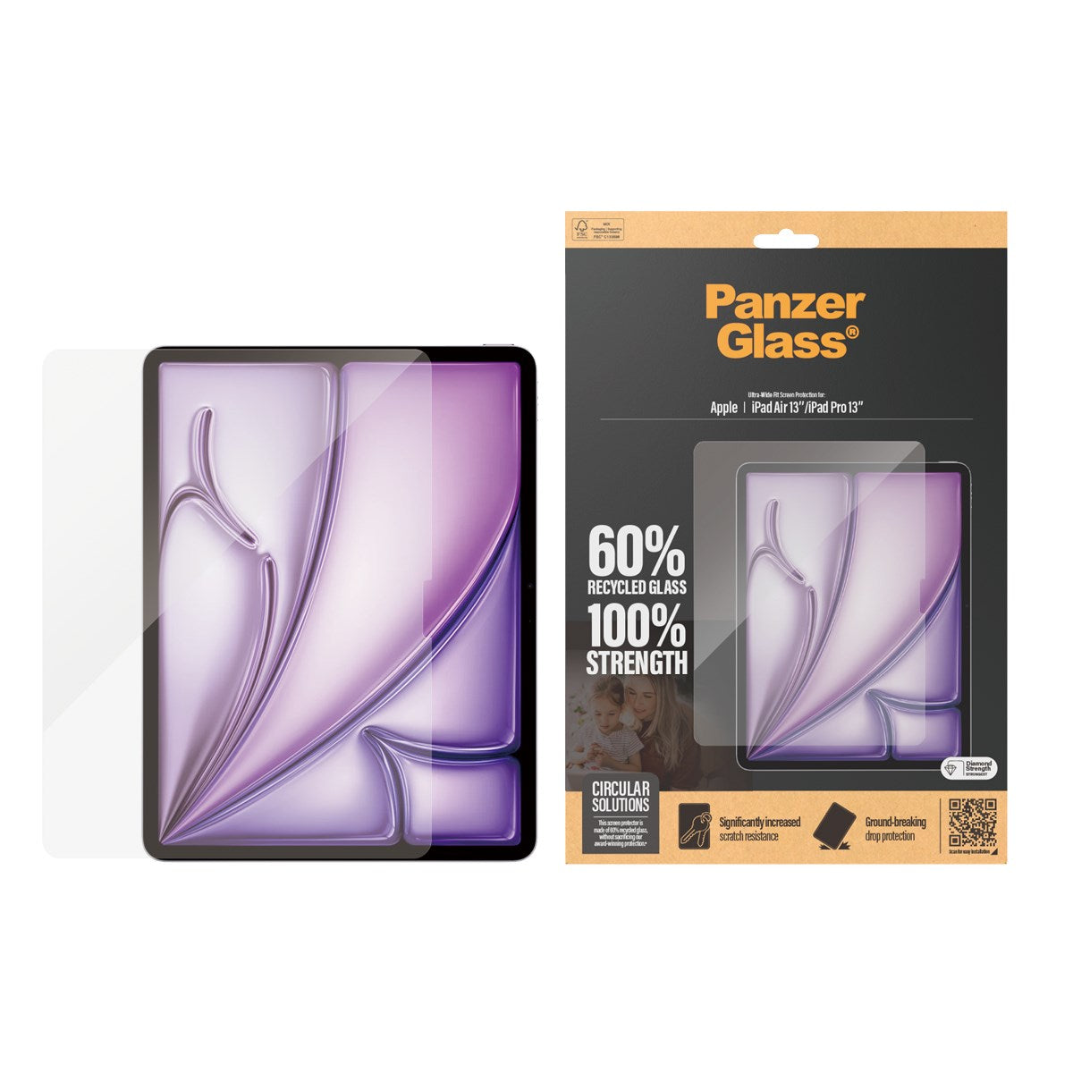 panzerglass-displayschutz-ipad-air-13-2024-2026-ipad-pro-13-2024-2025-ultra-wide image 2