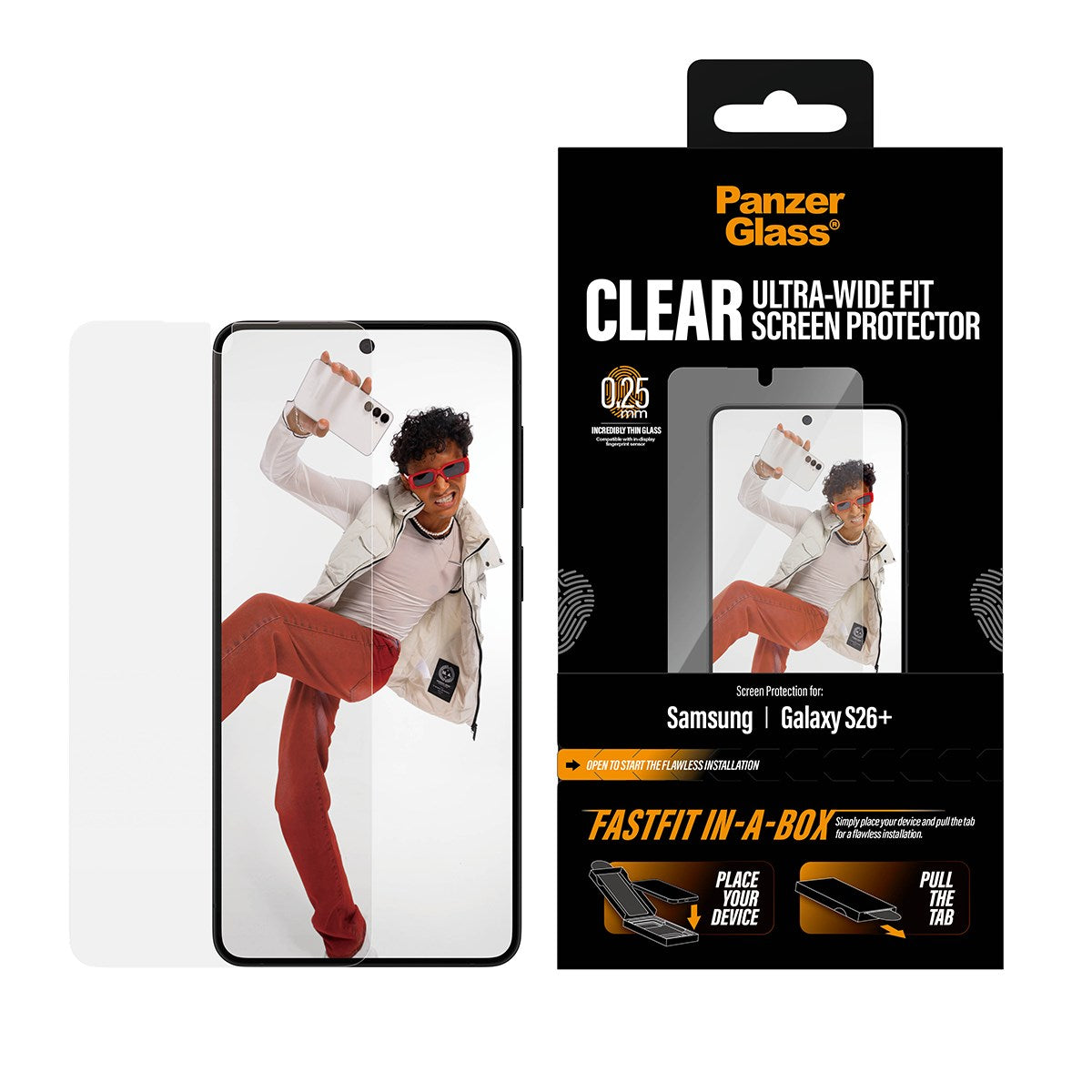 panzerglass-displayschutz-samsung-galaxy-s26-ultra-wide-fit-mit-fastfit-in-a-box-2 image 2