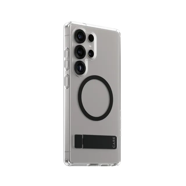 care-by-panzerglass-kickstand-case-transparent-qi-f-r-samsung-galaxy-s25-ultra image 1