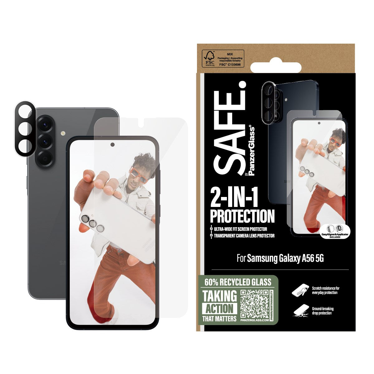 safe-by-panzerglass-2-in-1-set-display-kameraschutz-f-r-samsung-galaxy-a56-5g image 2