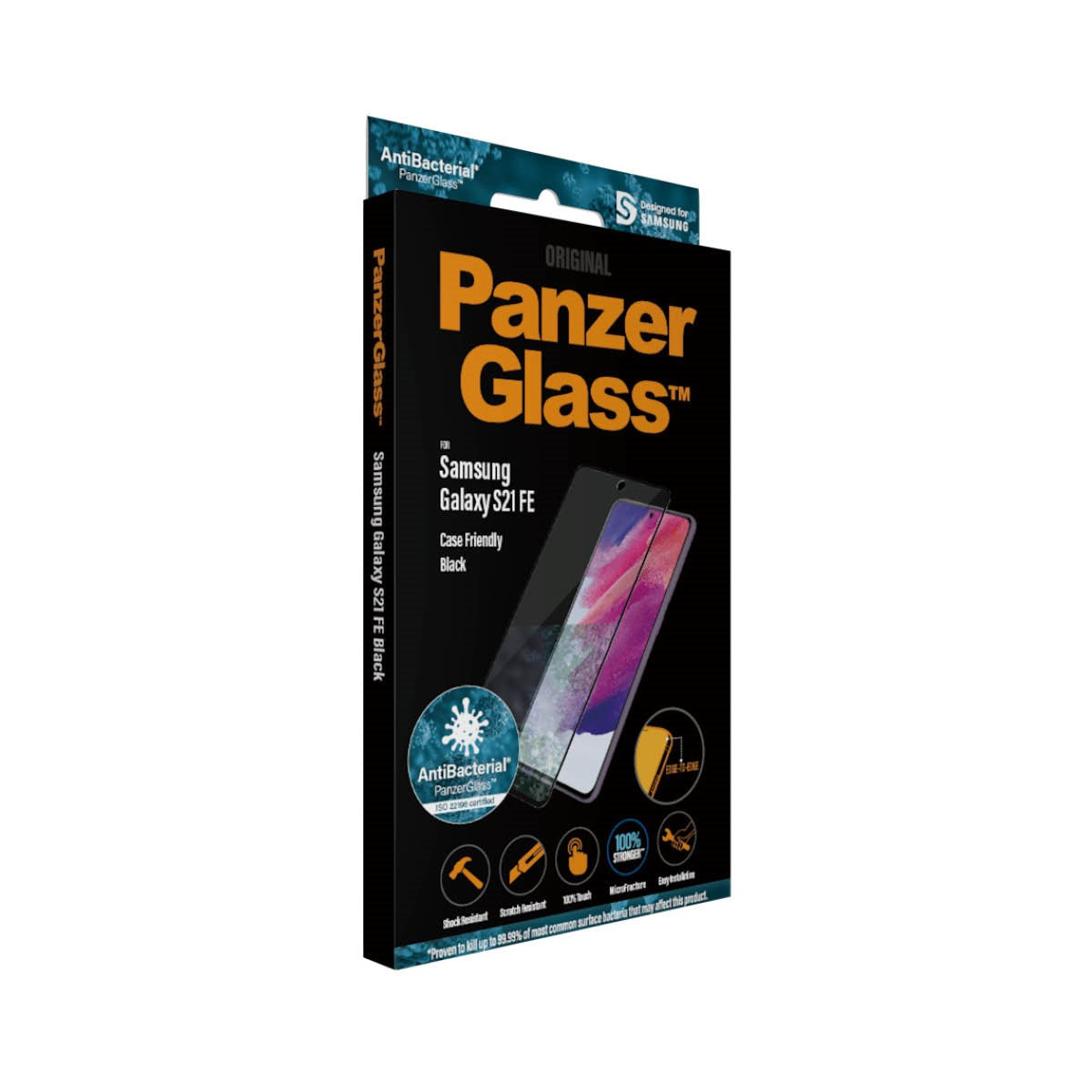 panzerglass-displayschutz-samsung-galaxy-s21-fe-case-friendly image 4