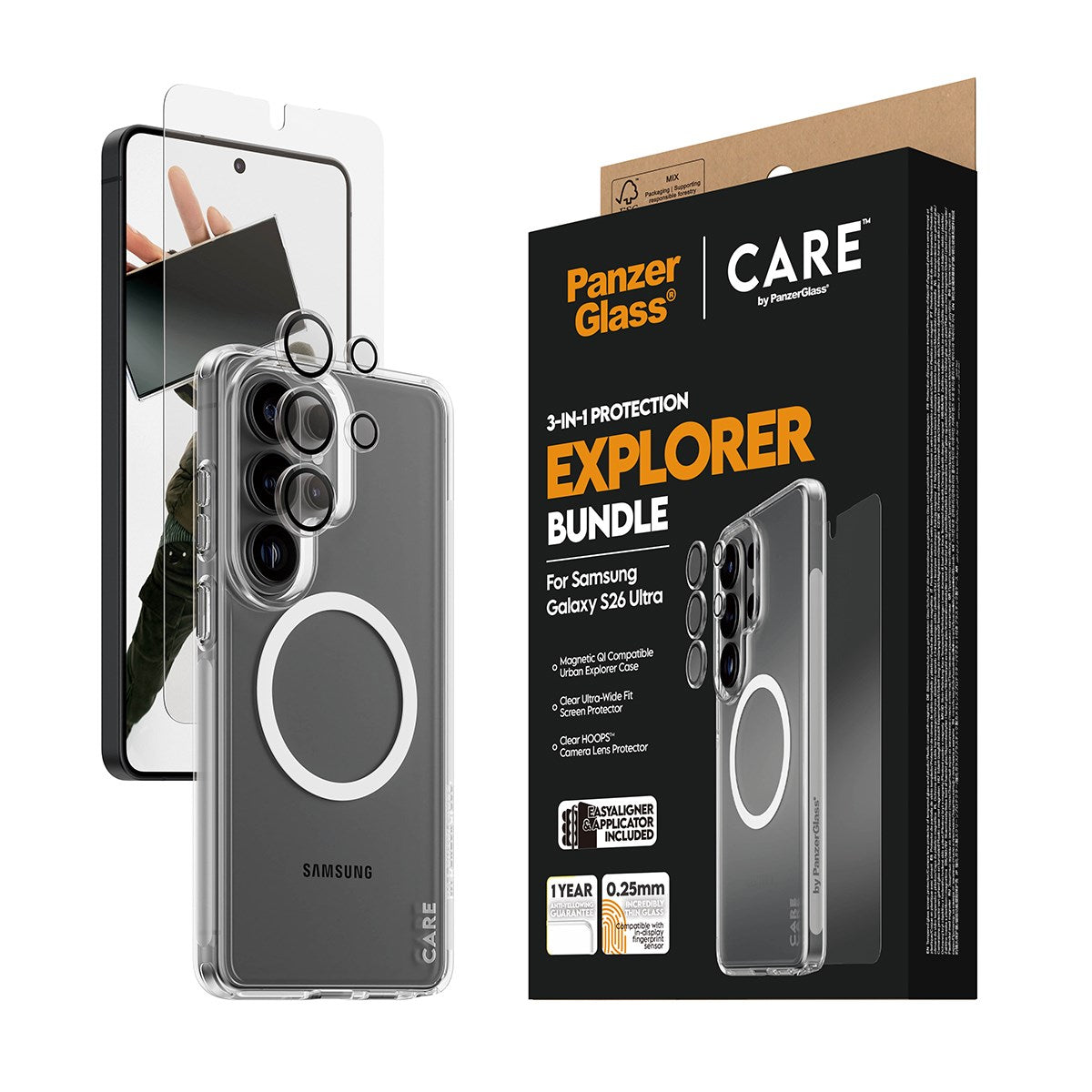 panzerglass-care-3-in-1-set-samsung-galaxy-s26-ultra-display-h-lle image 6