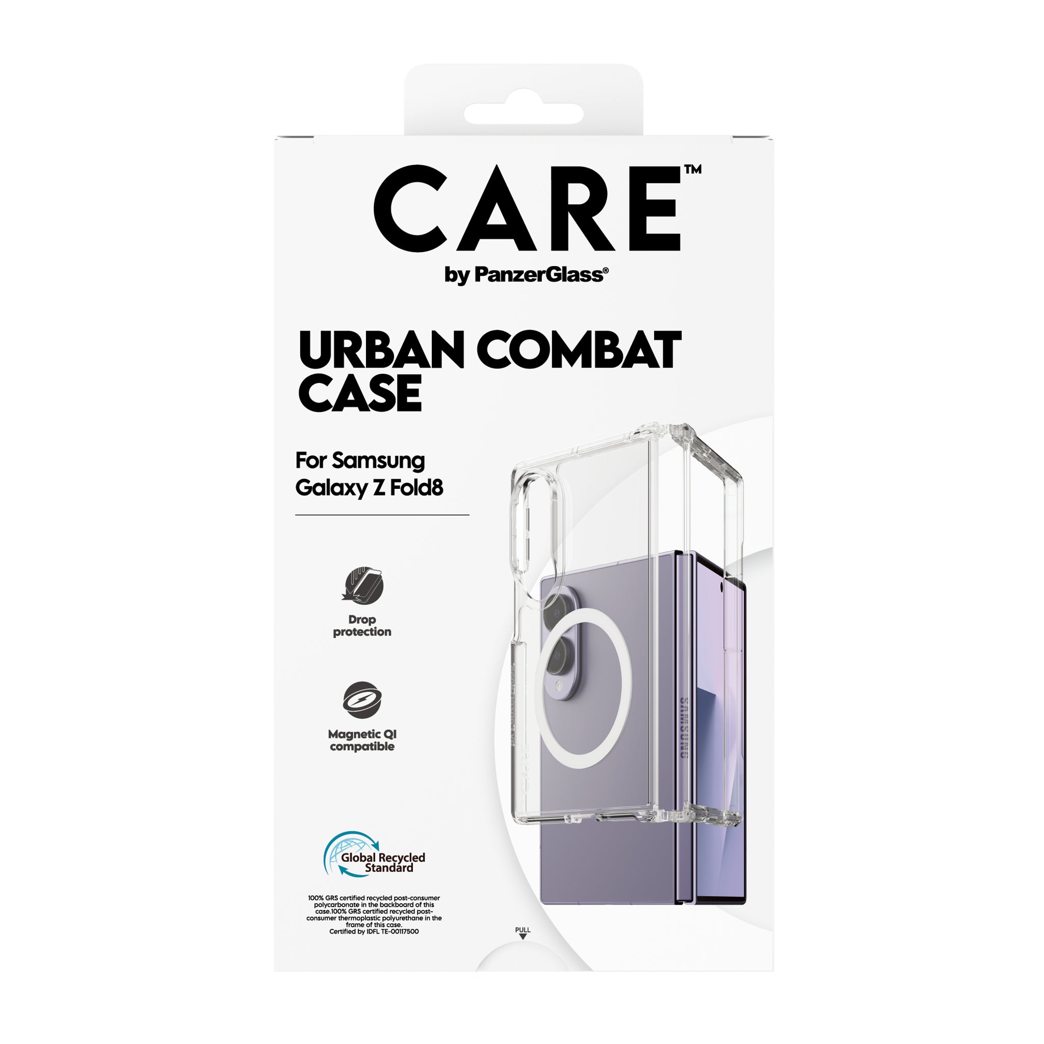 care-by-panzerglass-urban-combat-case-transparent-wei-qi-f-r-samsung-galaxy-z-fo image 3