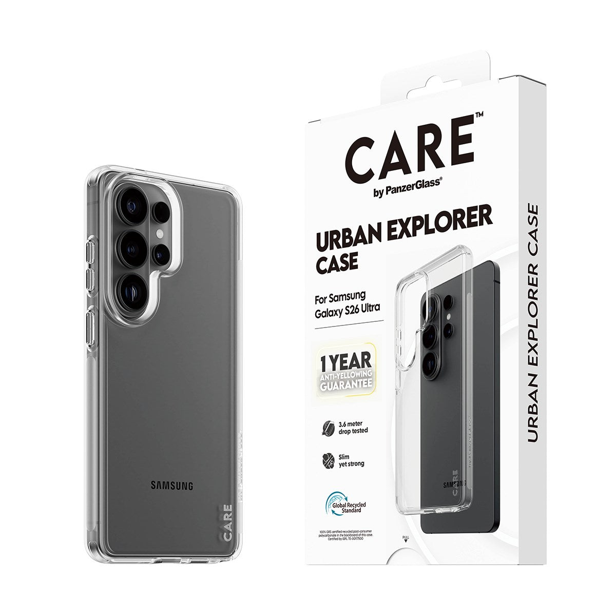 care-by-panzerglass-urban-explorer-case-transparent-samsung-galaxy-s26-ultra image 6