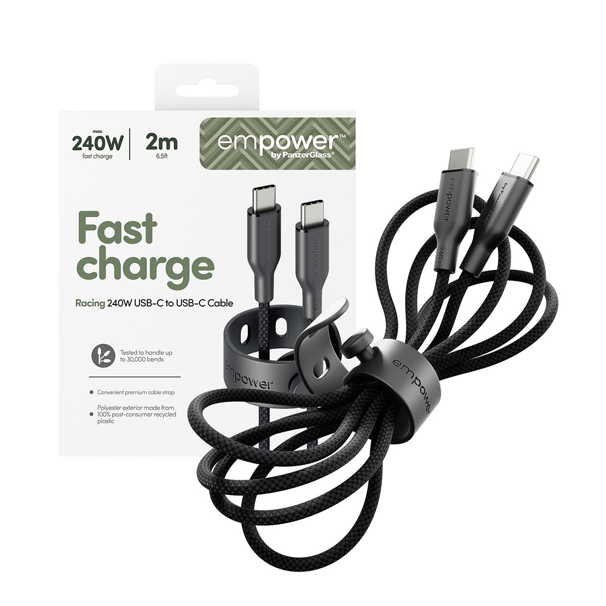 empower-by-panzerglass-racing-usb-c-zu-usb-c-kabel-240w-2m-schwarz image 5
