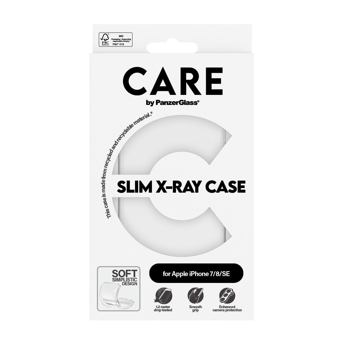 care-by-panzerglass-x-ray-case-transparent-f-r-iphone-7-8-se image 3