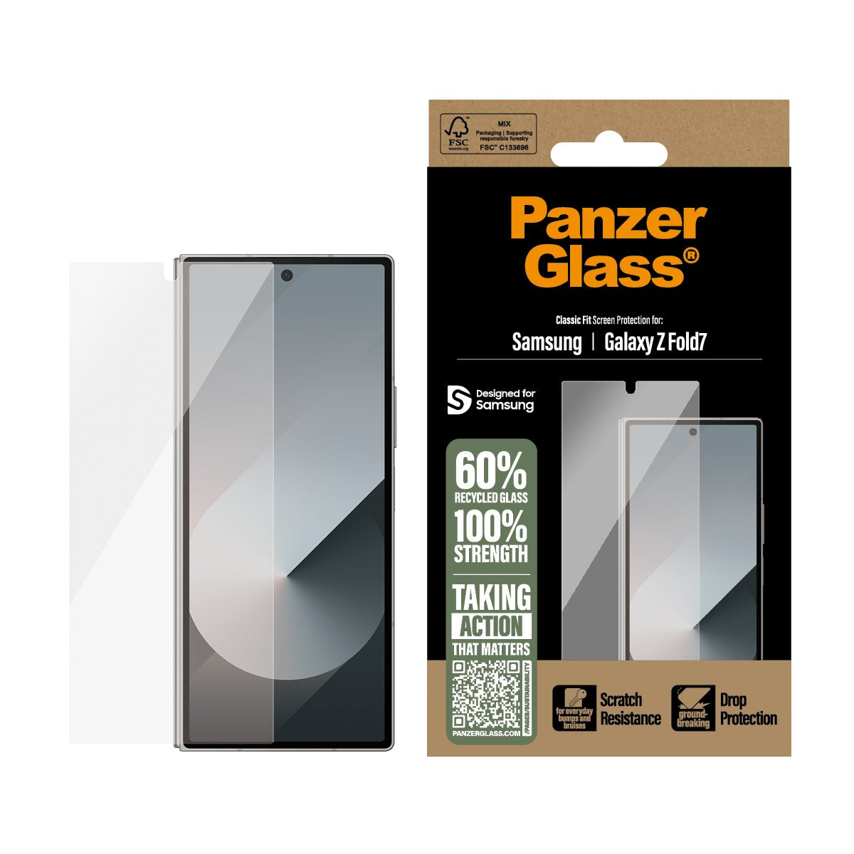 panzerglass-displayschutz-samsung-galaxy-z-fold7-classic-fit image 2