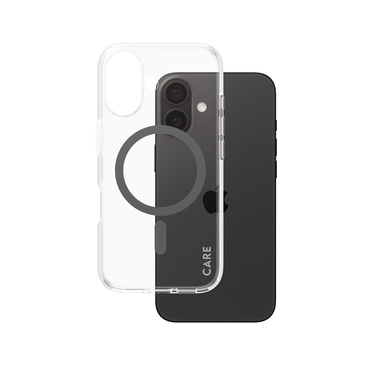 care-by-panzerglass-urban-combat-case-transparent-schwarz-magsafe-iphone-16 image 1