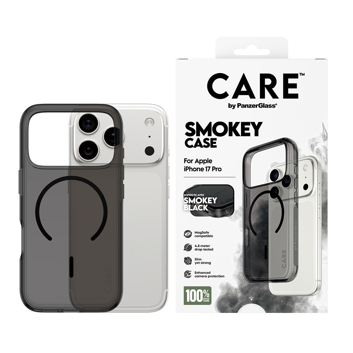 care-by-panzerglass-smokey-case-schwarz-magsafe-iphone-17-pro image 2
